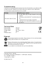 Preview for 26 page of DS Produkte HS-3313 Instruction Manual