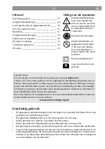 Предварительный просмотр 27 страницы DS Produkte JL-5016TC-1 Instruction Manual