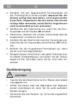 Preview for 12 page of DS Produkte KKWD007 Instruction Manual