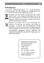 Preview for 15 page of DS Produkte KKWD007 Instruction Manual