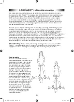 Preview for 121 page of DS Produkte LEG MAGIC Operating Instructions Manual