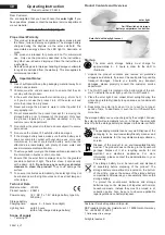 Preview for 2 page of DS Produkte LF3618 Operating Instruction