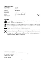 Preview for 26 page of DS Produkte TH-9701 Instruction Manual