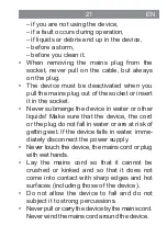 Предварительный просмотр 21 страницы DS Produkte TL5130 Instruction Manual