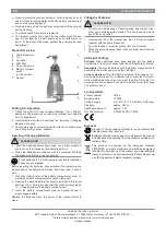 Предварительный просмотр 3 страницы DS Produkte TV0086 Operating Instructions Manual