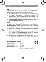 Preview for 10 page of DS Produkte Vitalmaxx 01151 Instruction Manual