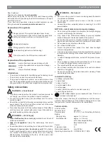 Предварительный просмотр 3 страницы DS Produkte WT-L008 Operating Instructions Manual