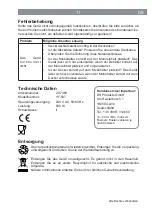 Предварительный просмотр 11 страницы DS Produkte YF-507 Instruction Manual