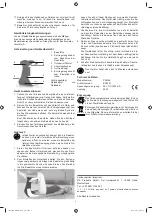 Preview for 2 page of DS Produkte Z08291 Operating Instructions Manual