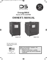 DS Stoves EnergyMAX 110 Owner'S Manual preview