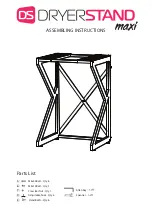 Предварительный просмотр 1 страницы DS maxi Assembling Instructions