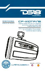 DS18 CF-X10TP.NS Owner'S Manual preview