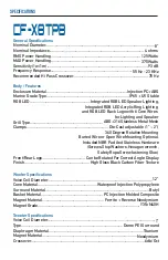 Предварительный просмотр 2 страницы DS18 CF-X8TP Owner'S Manual