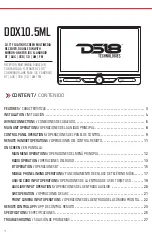 Preview for 2 page of DS18 DDX10.5ML Owner'S Manual