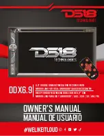 Preview for 1 page of DS18 DDX6.9 Owner'S Manual