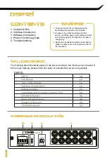 Preview for 3 page of DS18 DSP12i Owner'S Manual