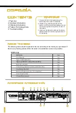 Preview for 3 page of DS18 DSP8.6iA Owner'S Manual