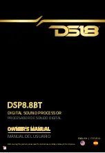 Preview for 1 page of DS18 DSP8.8BT Owner'S Manual