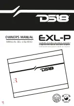 DS18 EXL-P Series Owner'S Manual предпросмотр