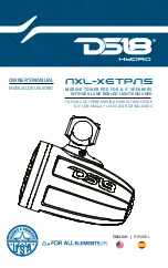 DS18 HYDRO NXL-X6TP.NS Owner'S Manual предпросмотр