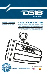 Preview for 1 page of DS18 HYDRO NXL-X8TP.NS Owner'S Manual