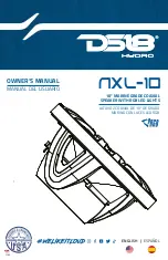 Preview for 1 page of DS18 NXL-10 Owner'S Manual