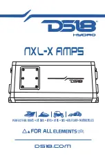 Предварительный просмотр 18 страницы DS18 NXL-X1000.1D Owner'S Manual