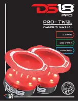 DS18 PRO-TW2L Owner'S Manual предпросмотр