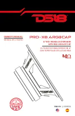 Preview for 1 page of DS18 PRO-X8.4RGBCAP Owner'S Manual