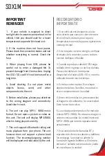 Preview for 2 page of DS18 SDX1M Owner'S Manual