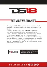 Preview for 7 page of DS18 V6HL PRO Owner'S Manual