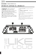 Предварительный просмотр 4 страницы DS18 ZR1000.1D Owner'S Manual