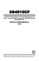 DSC 3G4010CF Installation Manual preview