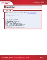 Предварительный просмотр 5 страницы DSC Alexor GS2065 Technical Training Manual