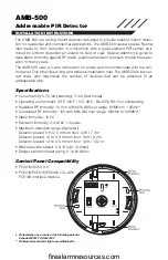 DSC AMB-500 Installation Instructions preview