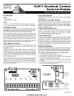 Предварительный просмотр 1 страницы DSC Downlook DLM-7 Installation Instructions