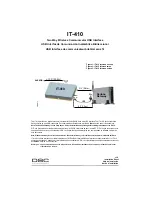 DSC IT-410 Installation Sheet preview