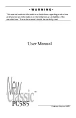 DSC New Classic PC585 User Manual preview