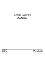 DSC PC2525 Installation Manual preview