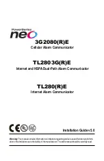 Preview for 1 page of DSC PowerSeries Neo 3G2080E Installation Manual