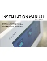 DSC Touch-SCW9067 Installation Manual preview