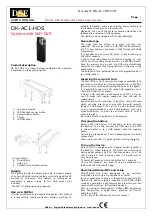 Предварительный просмотр 1 страницы DSE DK-AC1-HDS User Manual