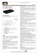 DSE DK-PBK1-HDS User Manual preview