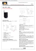 DSE DK-RT1-CSC Quick Start Manual предпросмотр