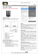 Предварительный просмотр 1 страницы DSE DK-SP1-HDS User Manual