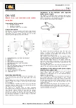 DSE DK-V1E User Manual предпросмотр