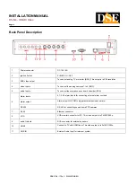 Preview for 5 page of DSE DS-N4 Installation Manual