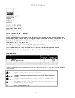 Предварительный просмотр 2 страницы DSE DSE331 Operator'S Manual