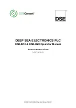 DSE DSE4610 Operator'S Manual предпросмотр