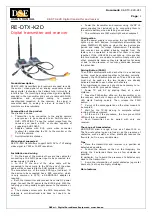 Preview for 1 page of DSE RE-DTX-K2D User Manual